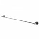 Euro Pin Lever Round Chrome Single Towel Rack Rail 800mm